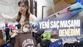 VLOG || ORİJİNAL MARKA ÜRÜNLER SATAN PAZARA GİTTİK! 🤩 & BENİMLE 3 GÜN 👯‍♀️🌷❤️
