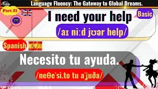 Essential English and Spanish Phrases | Beginner's Conversations Part 21