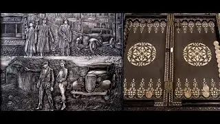 Гангстер нарды. Ручная резьба.