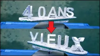 Ce Trophée en Métal Cache une surprise pour ses 40 ans !