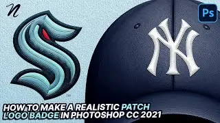 How to Make a Realistic Patch Logo Badge in Photoshop CC 2021 + Download