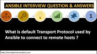 Ansible Q&A #1: What is default Transport Protocol used by Ansible to connect to remote hosts ?