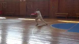Показательное выступление Н. Селезневой с веером