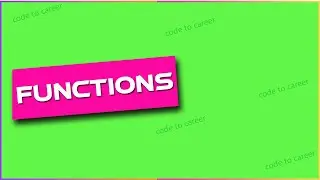 Functions