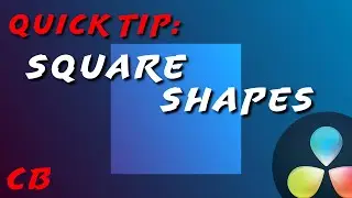 Making Squares in DaVinci Resolve