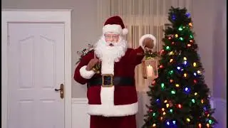 New 2023 SVI Christmas Santa Animated Prop Father Christmas