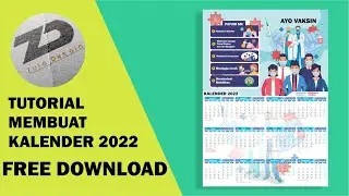 template Desain kalender 2022 Dengan Coreldraw  FREE Download