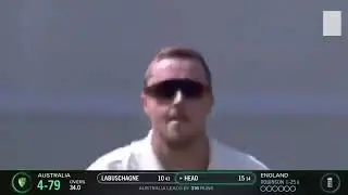 Ollie Robinson's Full Offspin Over In the 2nd Test 😱😱 #Ashes2021 #AdelaideOval #Cricket #Shorts