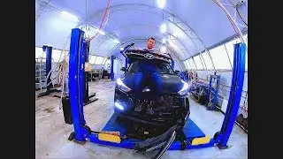 Кузовной ремонт. восстановление туссан после дтп.