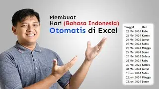 Cara Membuat Hari Bahasa Indonesia Otomatis di Excel