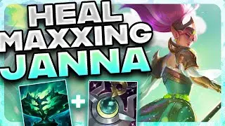 NEW S16 BEST JANNA HEALING BUILD! | League of Legends