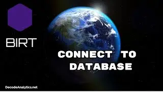BIRT connect to Database