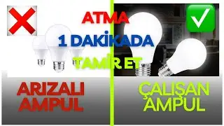 LED Ampul Tamiri || Expert Shares 1 Simple Trick!