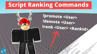 Roblox Scripting Tutorial: How to Script Group Ranking Commands