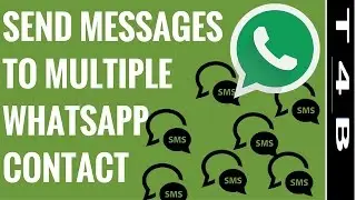 How to Send Messages to Multiple Contacts on Whatsapp | Android