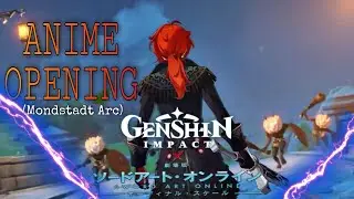 Genshin Impact : ANIME OPENING(Mondstadt Arc - Sword Art Online The Movie: Ordinal Scale OP)