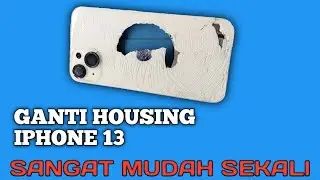 PERGANTIAN HOUSING IPHONE 13 WHITE  #serviceiphone #servicehp #blitar #indonesia