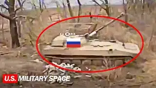 How Russia Loses 2S1 Gvozdika after Ukrainian Drone Put A Hole In It
