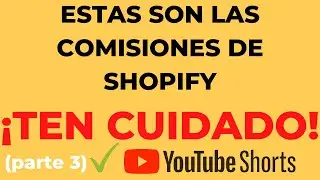 ¿Cuánto COBRA de COMISIÓN Shopify? Tipos de Planes (parte 3)✅ 