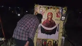 Утро в Почаевском крестном Ходе