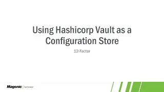 Hashicorp Vault As Config