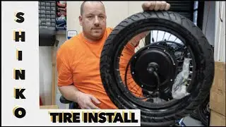 Shinko Motorcycle Tire Installation For  Ebikes