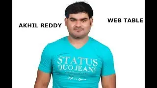 SELENIUM WEB DRIVER |DYNAMIC HANDLING WEB TABLE