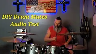 DIY Drum Mutes Audio Test