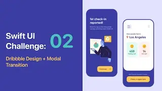SwiftUI Challenge 02 - Dribbble Design + Modal Animation