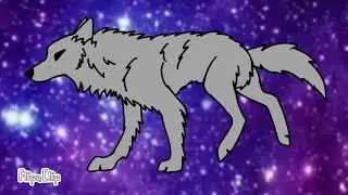 Running Wolf Animation (TEST) my first animation (FlipaClip) OLD
