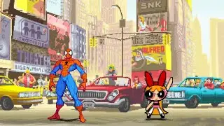 Spider-Man VS Blossom | MUGEN (REQUEST)