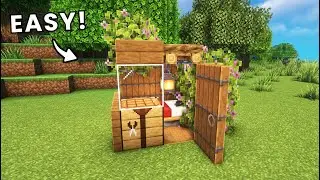 Minecraft: How to Build a Smallest House (Easy)