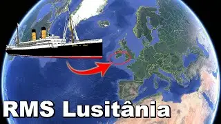 I FOUND RMS LUSITANIA WRECKAGE ON GOOGLE EARTH | SEE WHERE THE LUSITANIA SUNK