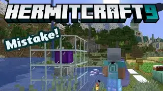 HermitCraft 9 ep 12: Mistake! I'm not always as funny as I'd like!