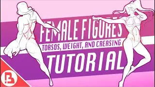 DRAWING FEMALE FIGURES, WEIGHT AND CREASING - DRAWING TUTORIAL