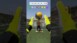 Asmr Goalkeeper With Nails Catching The Ball 🧤⚽️🥎🎈#shorts #challenge #asmr