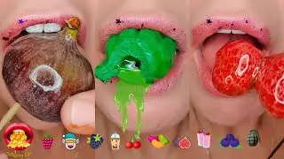 ASMR Satisfying Eating Sounds TANGHULU FRUIT GUMMIES 먹방