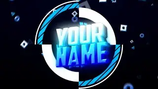 After Effects Blue 2D Intro Template w/Free Download [Remake]