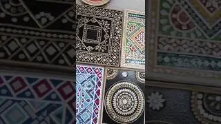 Lippan Artwork Patches... #art #lippanmirrorart #lippanartdesign #lippanbags #lippanbag #painting