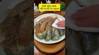 Fresh seafood with salt.... Yummy #shorts