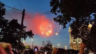 Салют 28 июля 2024 года. День ВМФ. Санкт-Петербург.