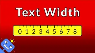 HTML Canvas Text Width