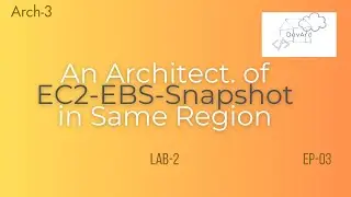 An Architect of EC2-EBS-Snapshots on Same Region - AWS Architect Series - Arch3 | Ep-03 | Aashu Dev