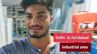 travel new Delhi to faridabad  a industrial area  #travel #new delhi#vlog