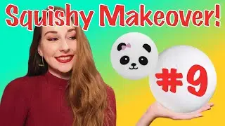 I Painted These Panda Bun Squishies With Tulip Fabric Paint! Squishy Makeover with JamieLynnYTC! #9