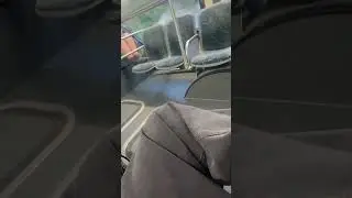 Candid Boots Trample Bus Seat