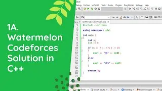 Watermelon Codeforces Solution in C++ CPP | Codeforces 1A Watermelon Solution in C C++ CPP