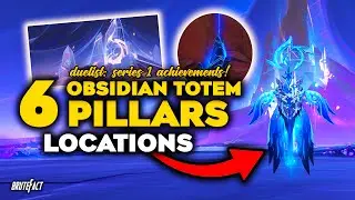 All 6 Obsidian Totem Pillarls Locations + Achievements | Duelist: Series 1 | Genshin Impact 5.0
