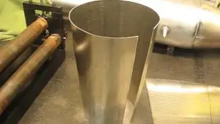 building a pulse jet engine rolling stainless steel cones