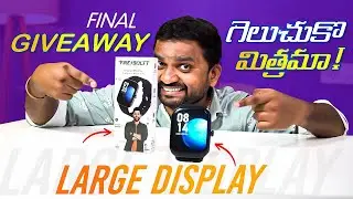 Fire-Boltt Ninja Call Pro MAX Smartwatch Review! ⚡️ Final GIVEAWAY in telugu